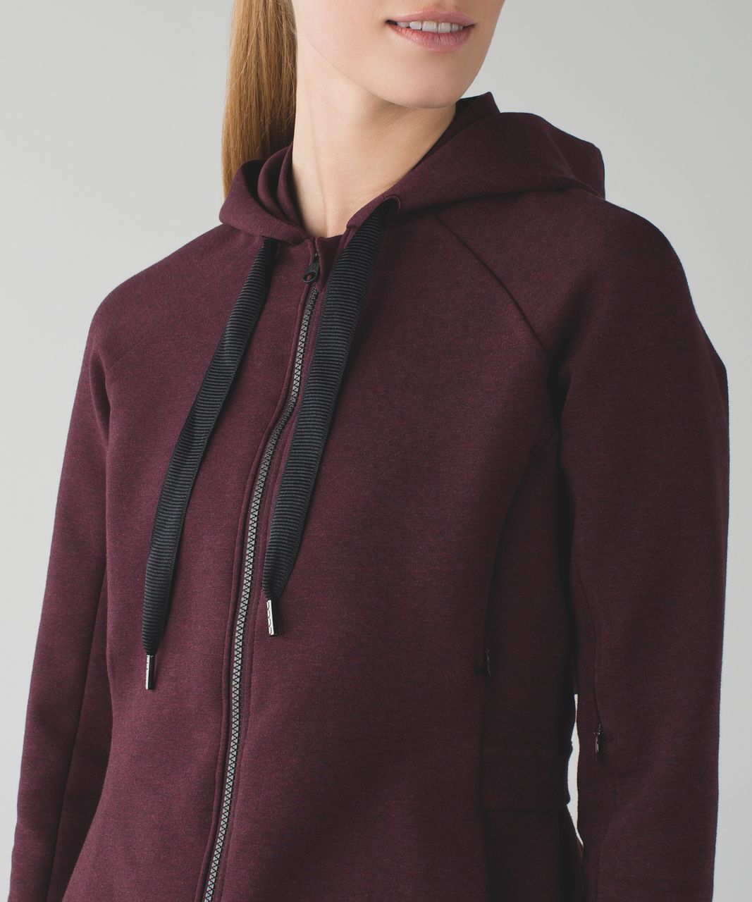 Lululemon &go Skyline Jacket - Heathered Bordeaux Drama / Bordeaux Drama