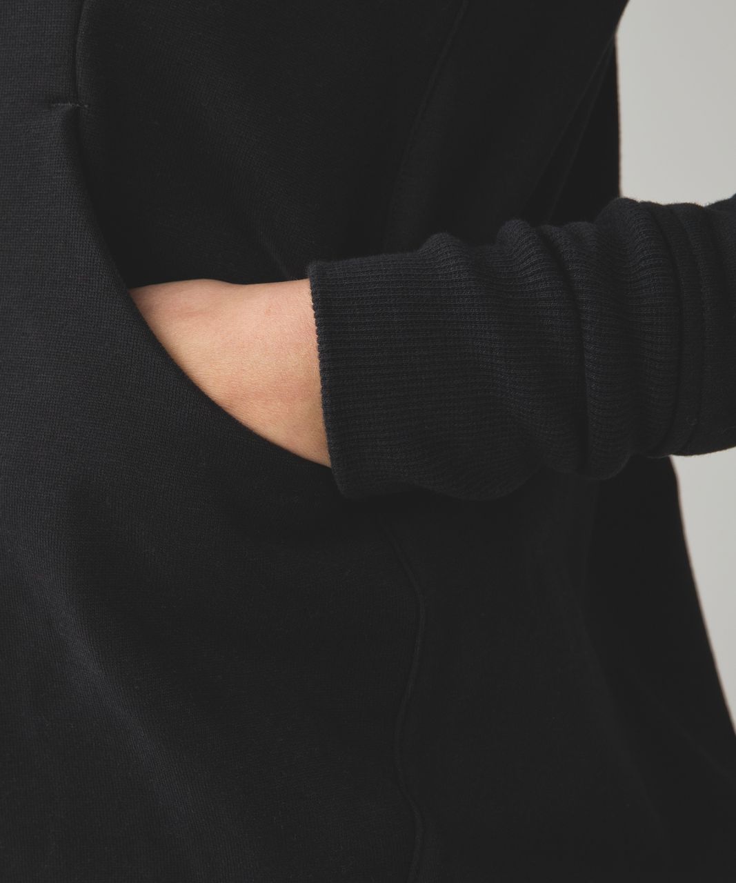 Lululemon Pleat To Street Hoodie - Black / Black