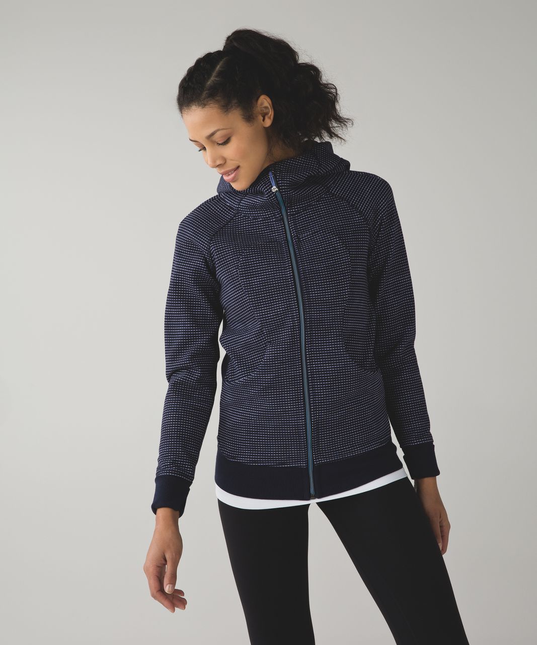 Lululemon Scuba Hoodie III - Double Dot Naval Blue Lullaby / Naval Blue