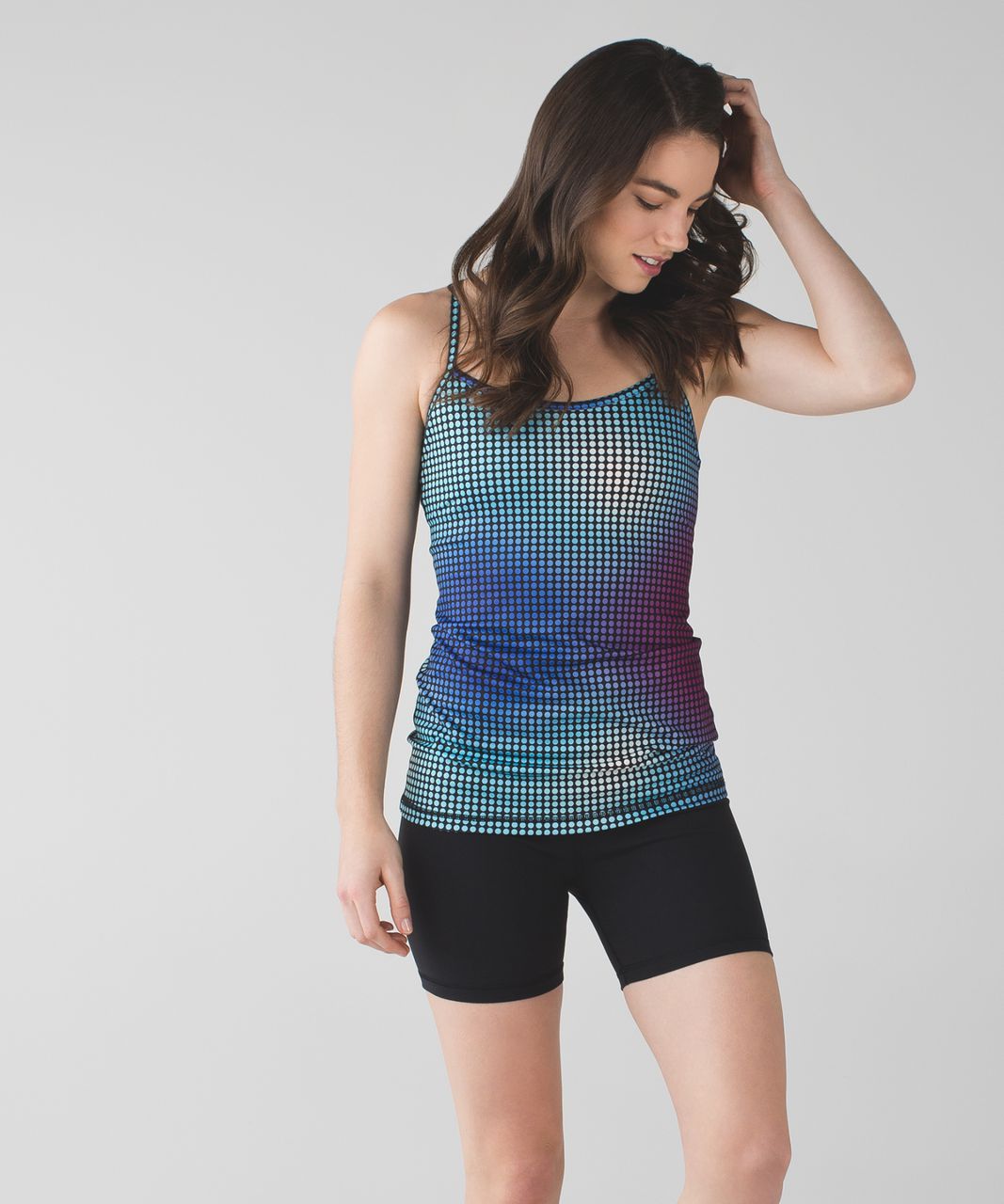 Lululemon Power Y Tank *Luon - Cosmic Dot White Multi