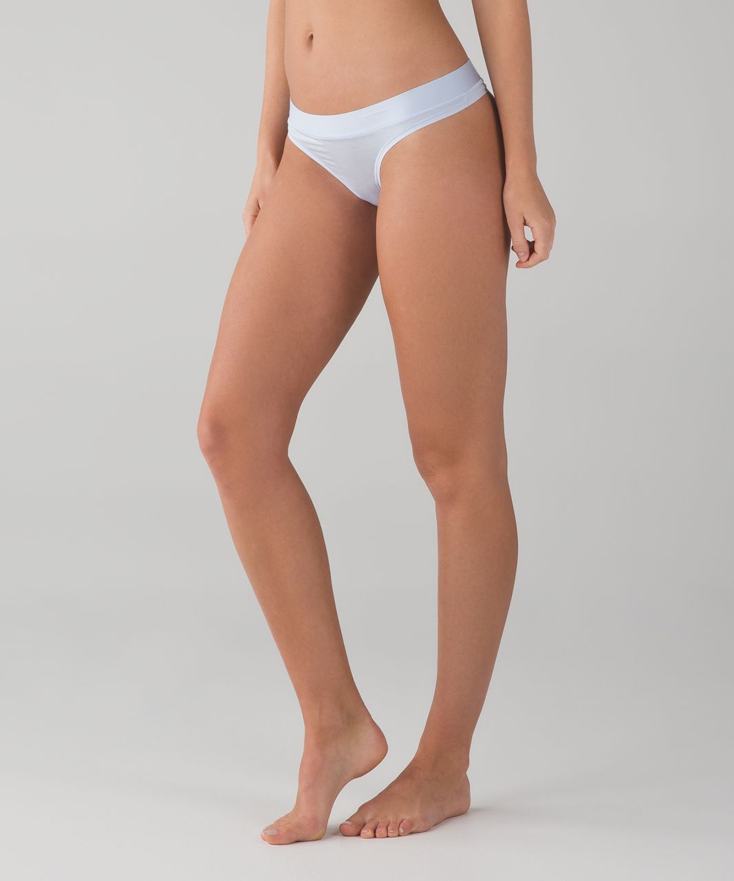 Lululemon UnderEase Mid-Rise Thong Underwear - Pink Taupe - lulu fanatics