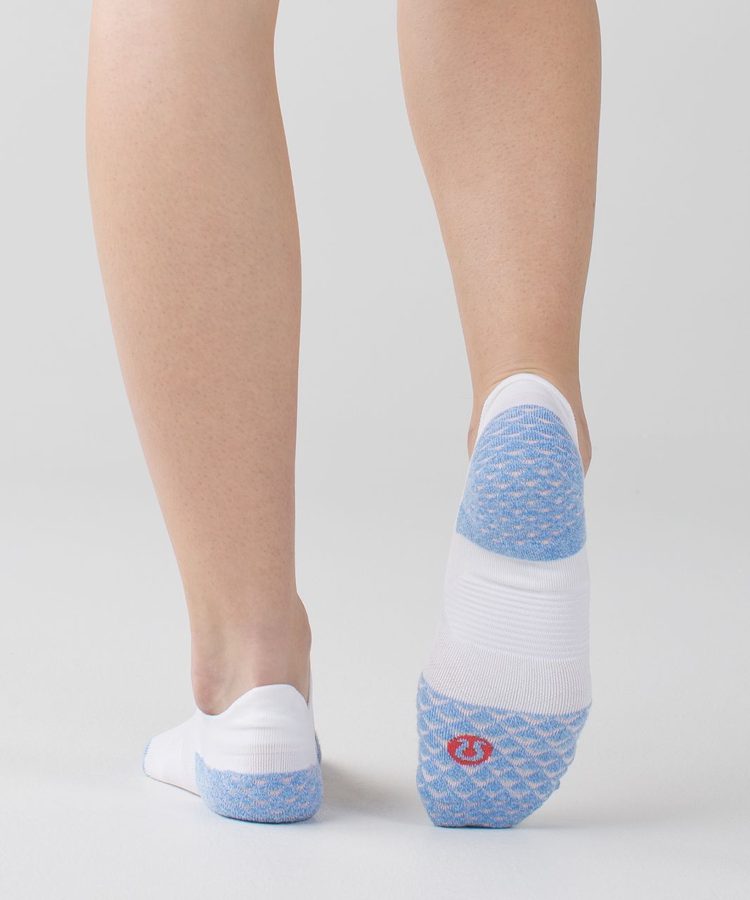 Lululemon Speed Sock - Porcelaine / Minty Pink