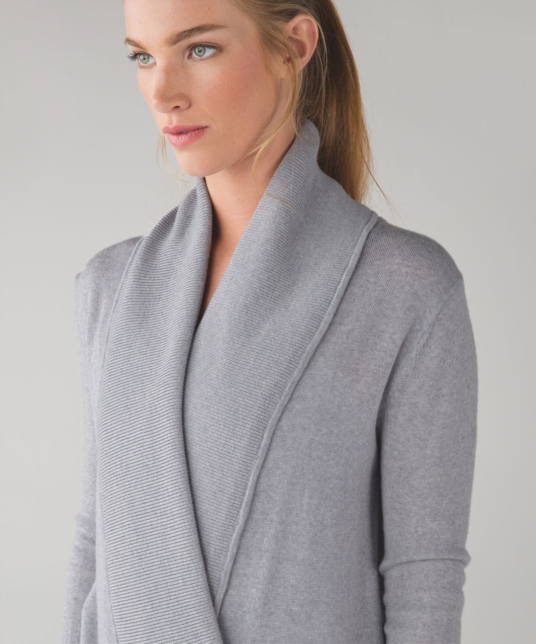 Lululemon Done Your Asana Pullover - Heathered Light Grey