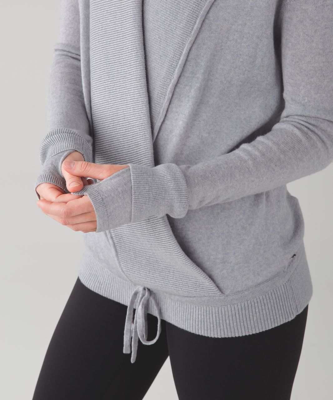 Lululemon Done Your Asana Pullover - Heathered Light Grey