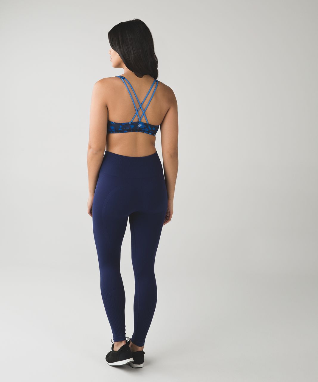 Lululemon Free To Be Bra - Dandy Digie Porcelaine Black / Porcelaine