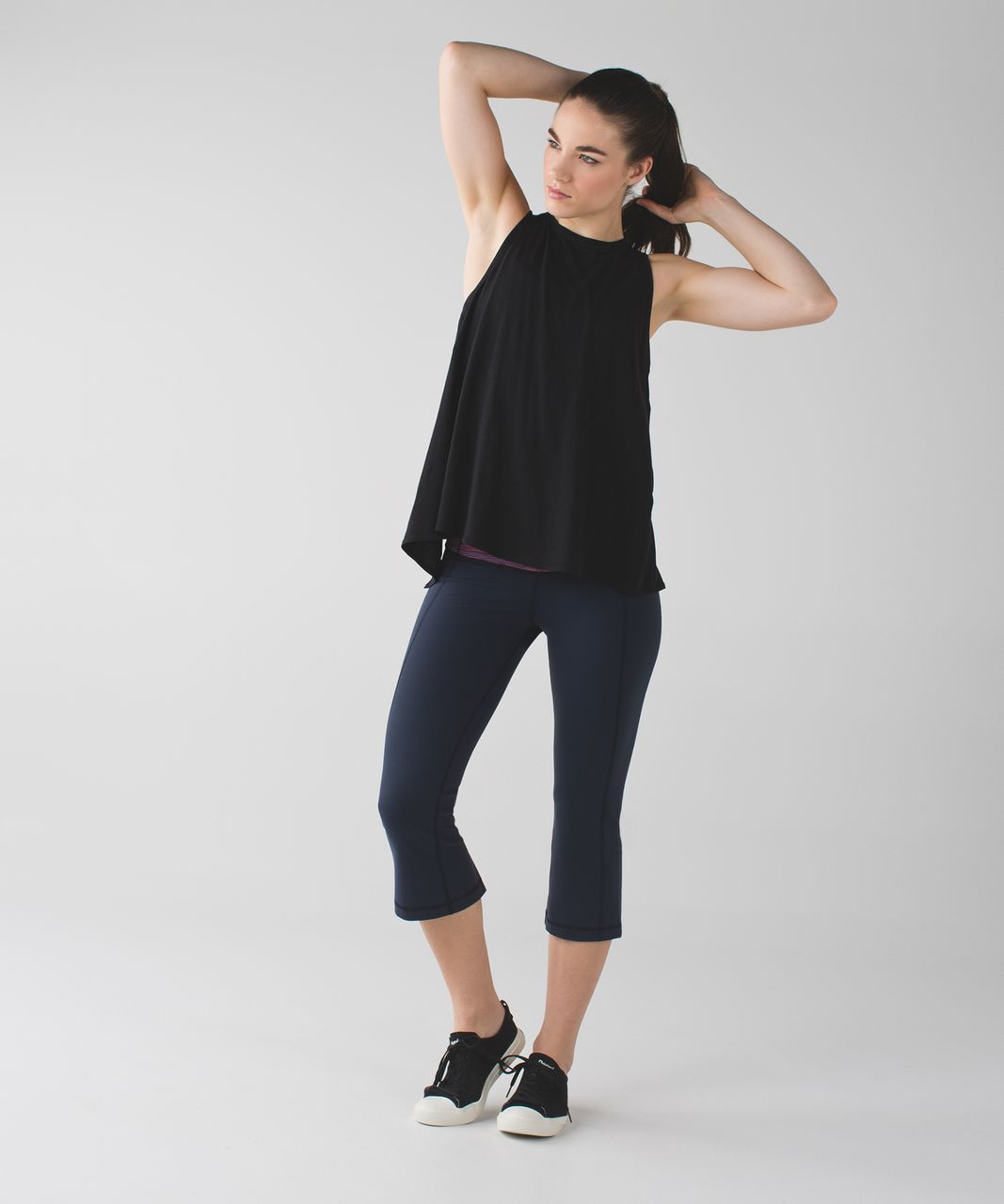 Lululemon Gather & Crow Crop II *Full-On Luon - Inkwell / Space