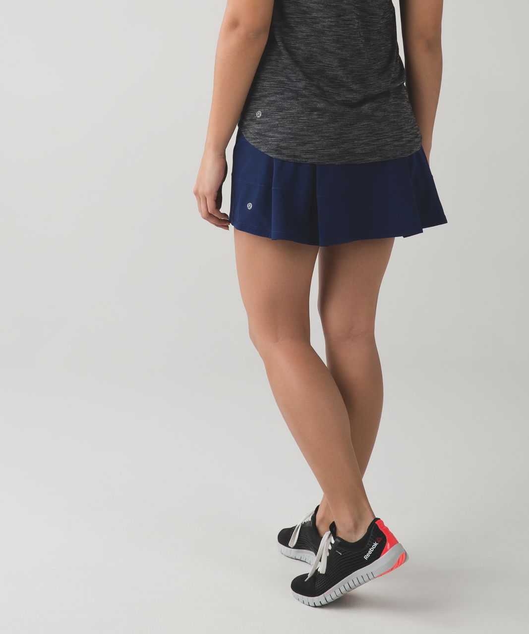 Lululemon Pace Rival Skirt II (Tall) *4-way Stretch - Hero Blue / Dandy Digie Porcelaine Black