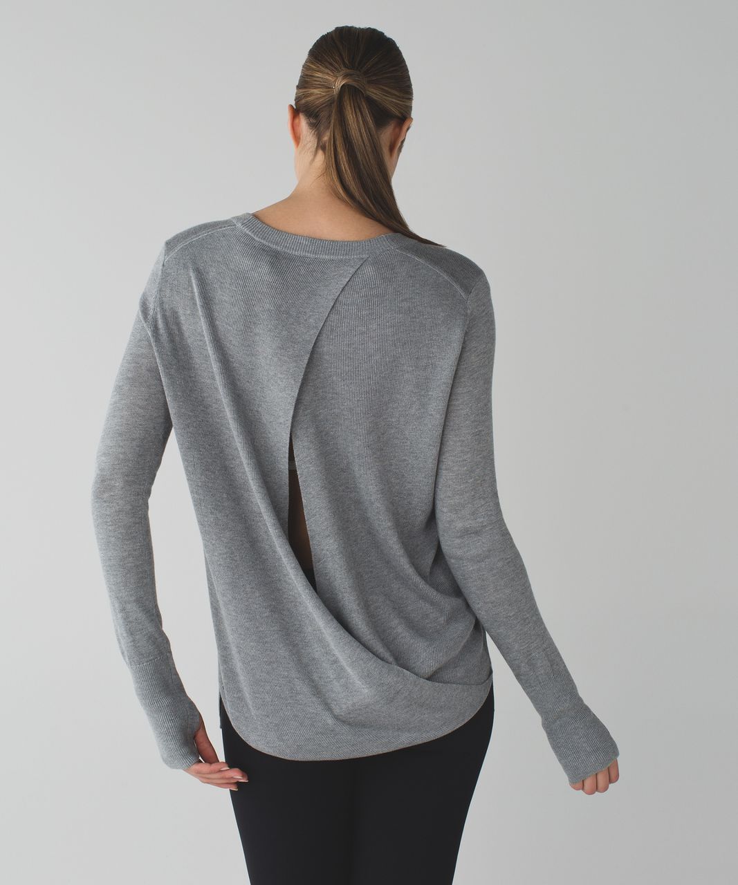 Lululemon Bring It Backbend Sweater - Heathered Medium Grey