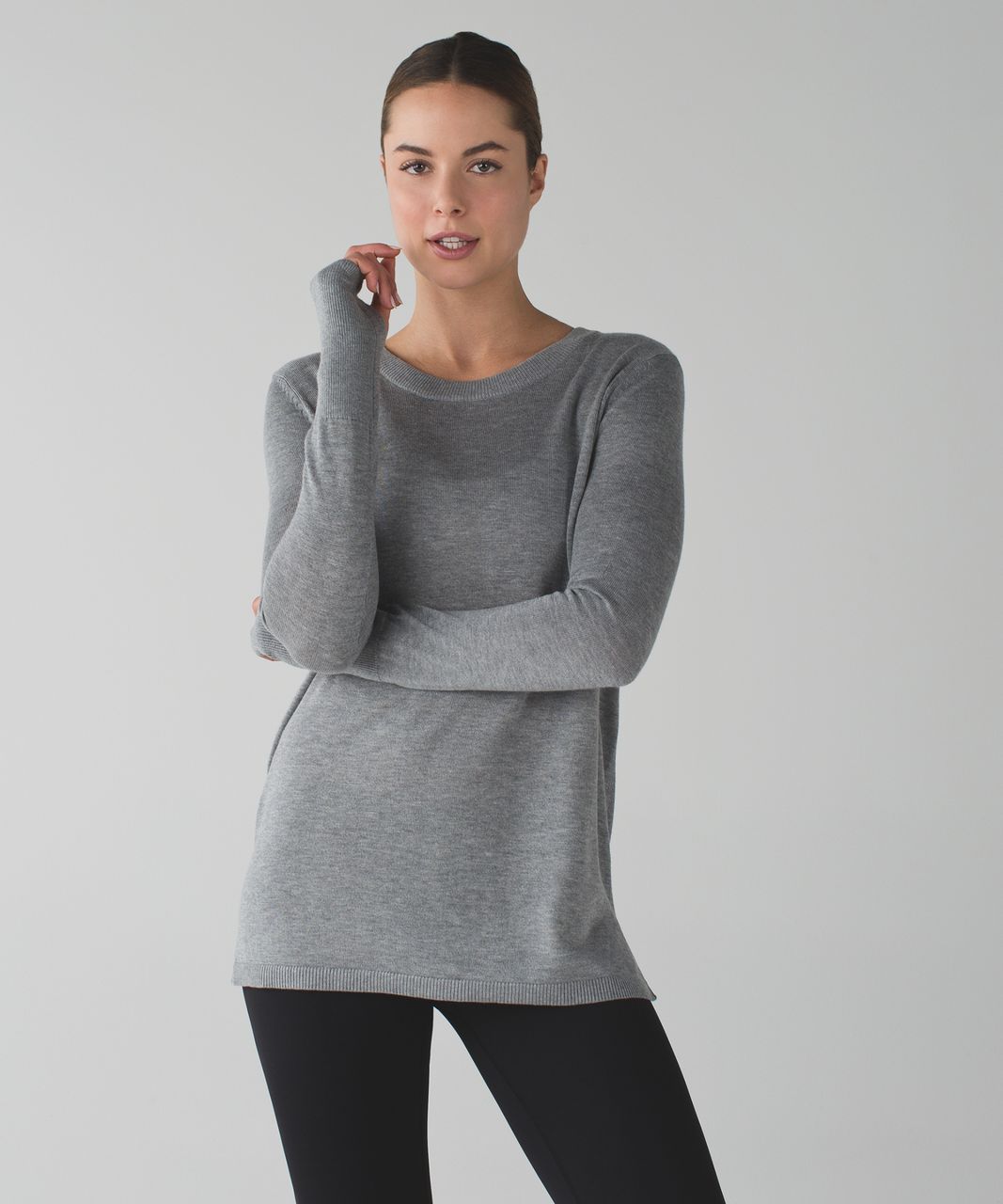 Lululemon Bring It Backbend Sweater - Heathered Medium Grey