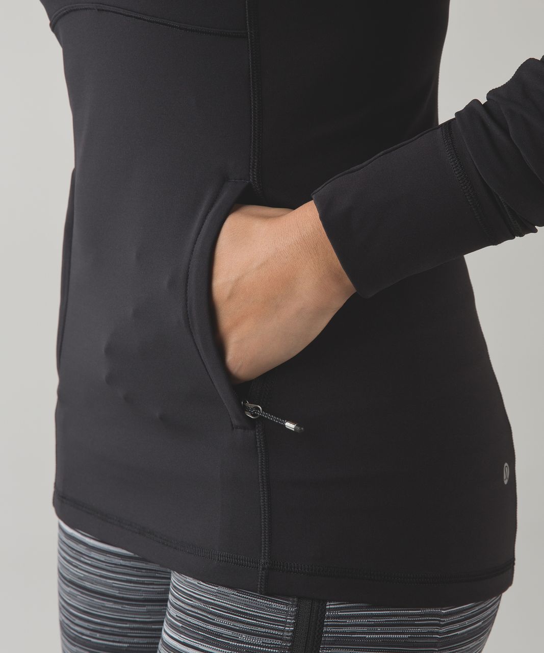 Lululemon Rain-On Train-On Pullover - Black - lulu fanatics