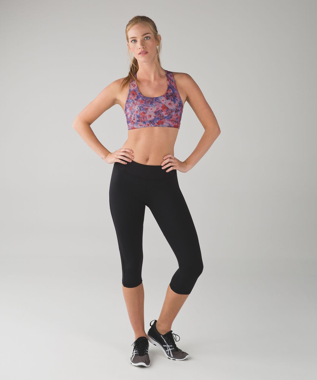 Lululemon All Sport Bra III - Checker Blooms Multi