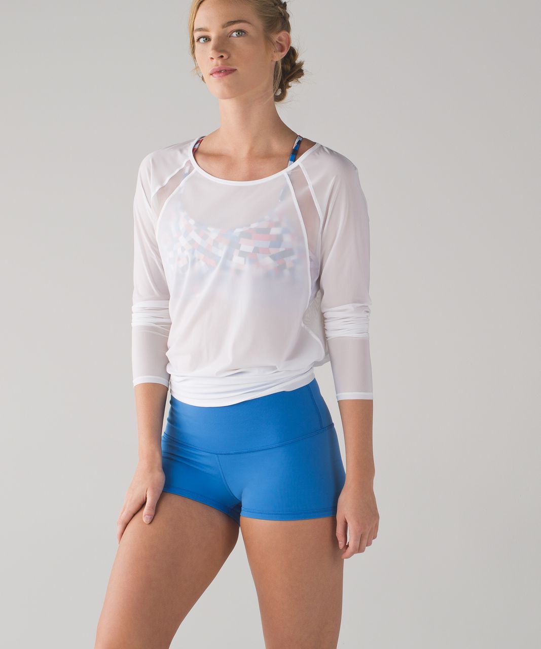 Lululemon Boogie Short (Roll Down) *Full-On Luon - Porcelaine