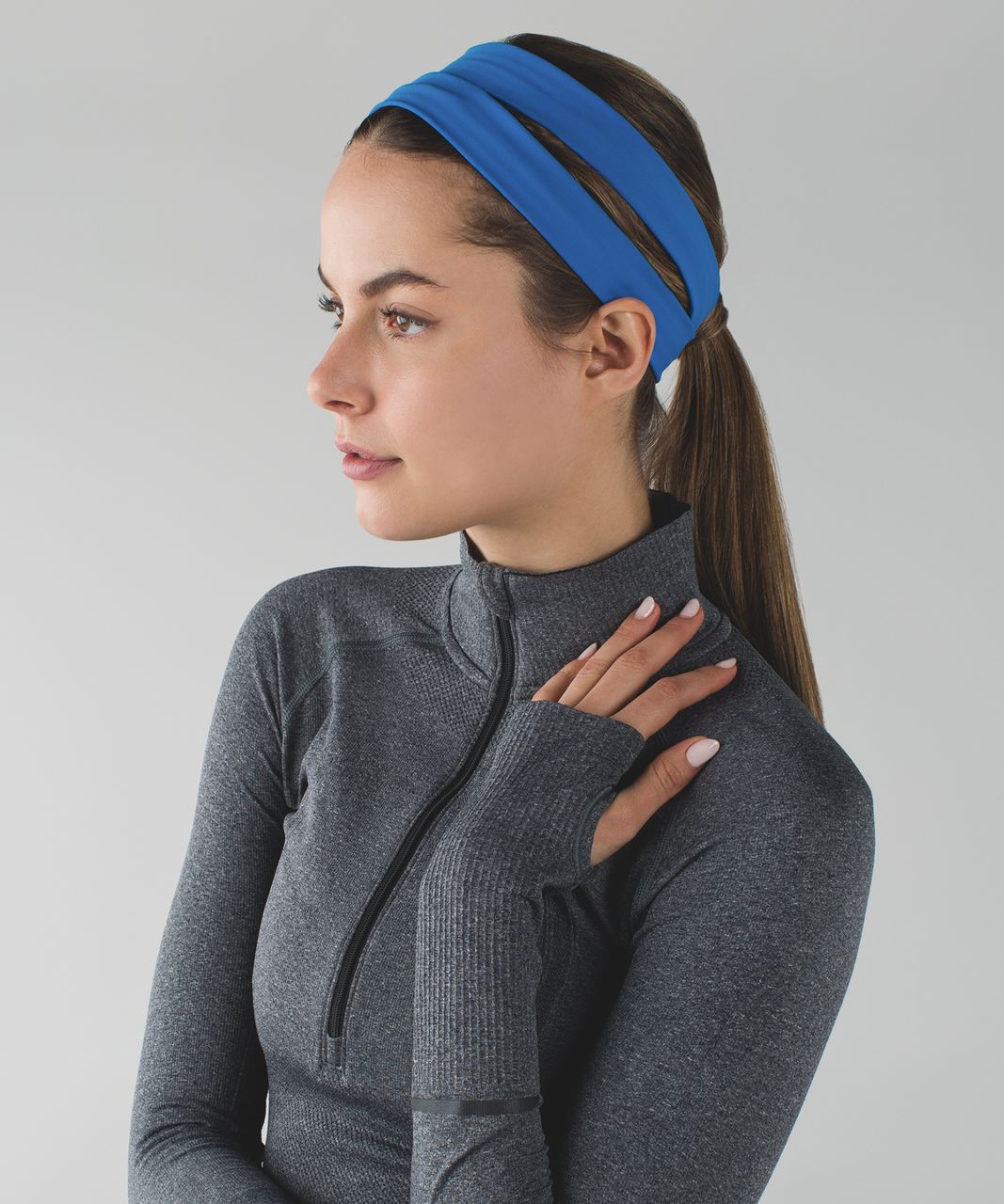 Lululemon Sweat It Out Headband - Lakeside Blue