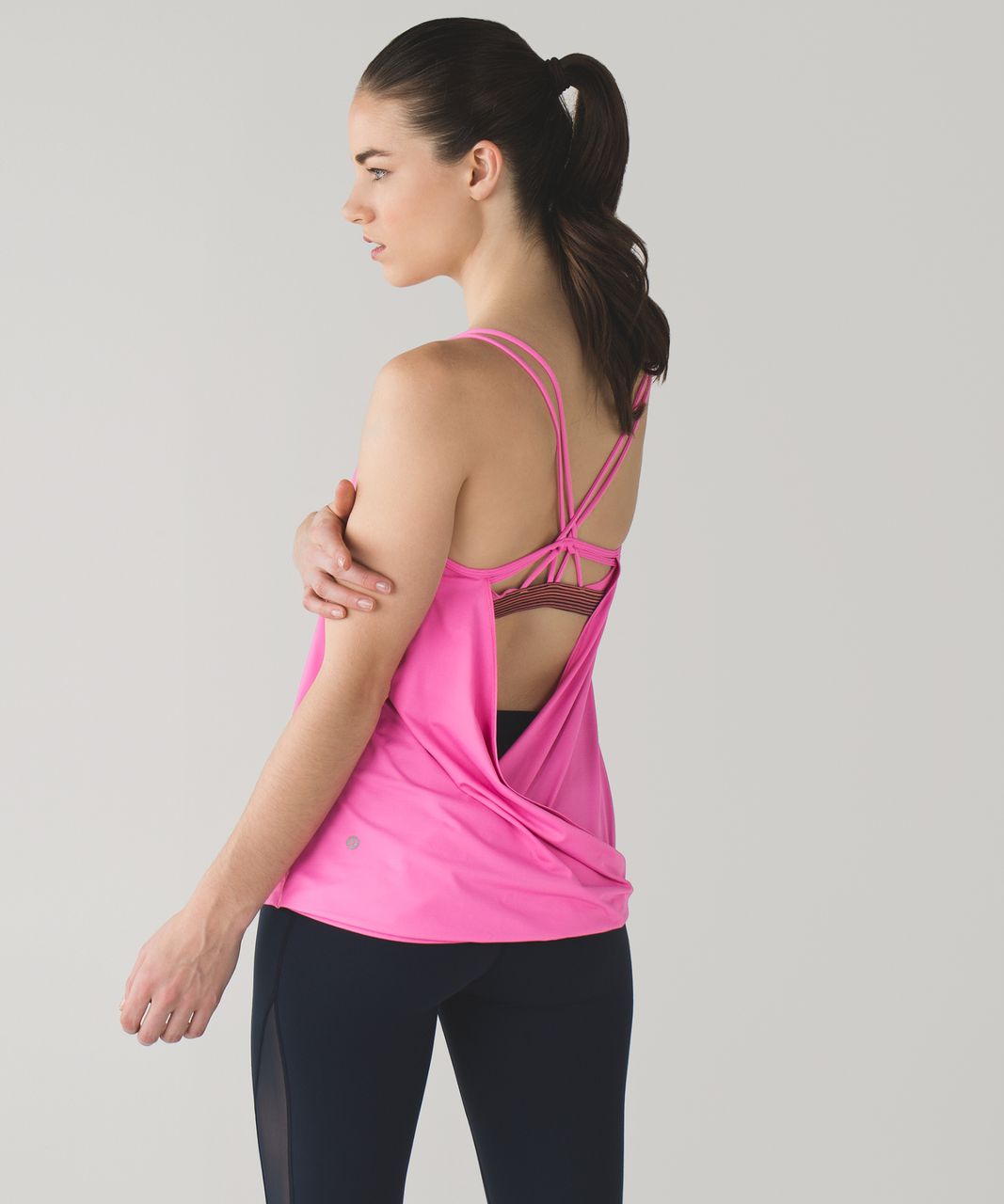 Lululemon Make A Move Tank - Pink Paradise / Simply Radiant Pink Paradise Black