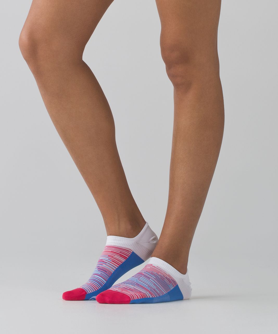 Lululemon Play All Day Sock - Porcelaine / Boom Juice / Minty Pink