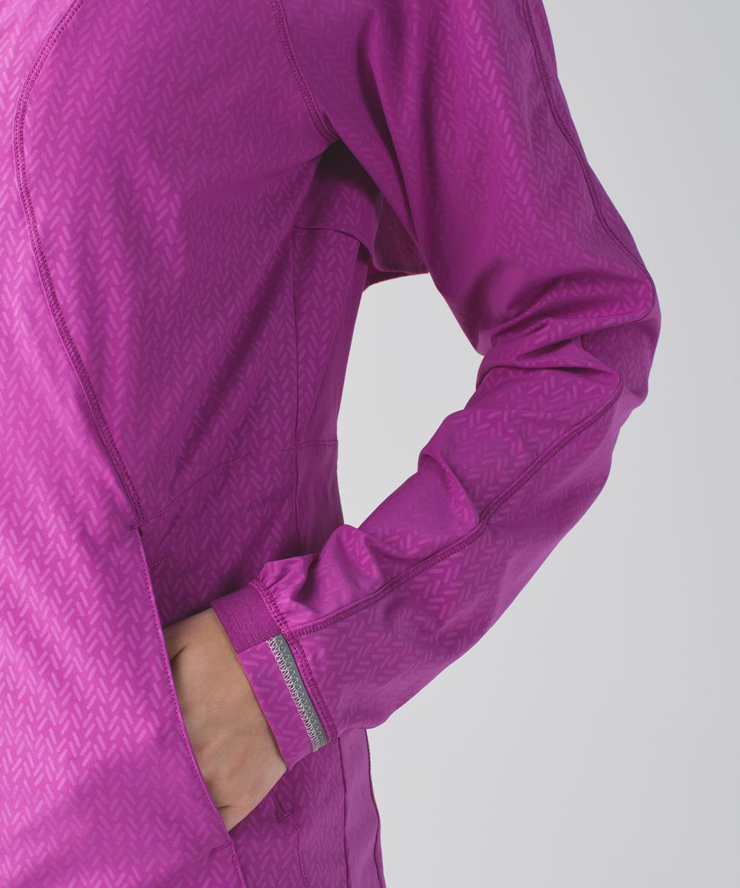 Lululemon Go The Distance Jacket - Biggie Washi Weave Embossed Ultra Violet