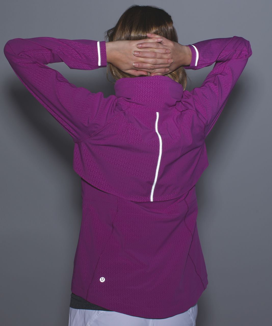 Lululemon Go The Distance Jacket - Biggie Washi Weave Embossed Ultra Violet