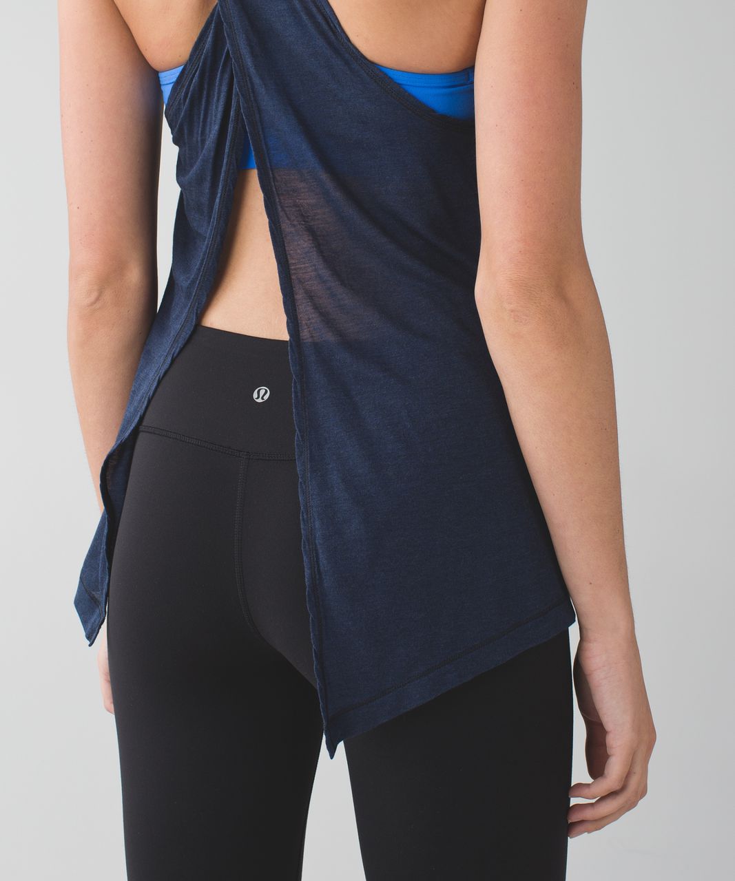 Lululemon Beyond Boundaries Tank - Heathered Mod Naval Blue