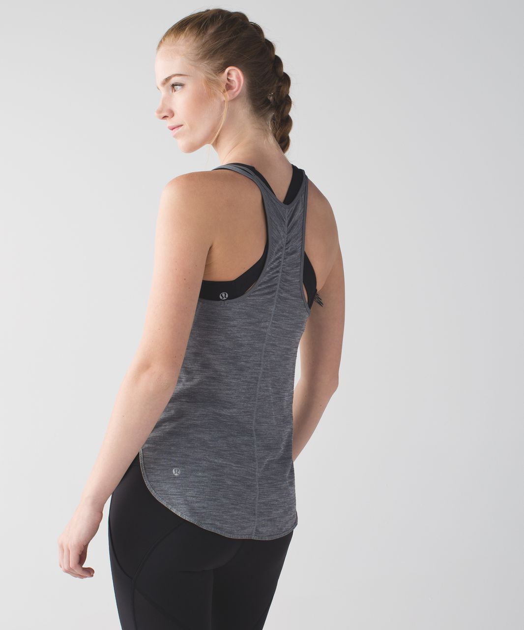 Lululemon What The Sport Singlet II - Heathered Slate