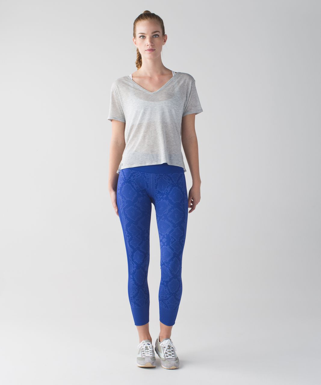 Lululemon Ebb To Street Pant - Heathered Sapphire Blue - lulu fanatics