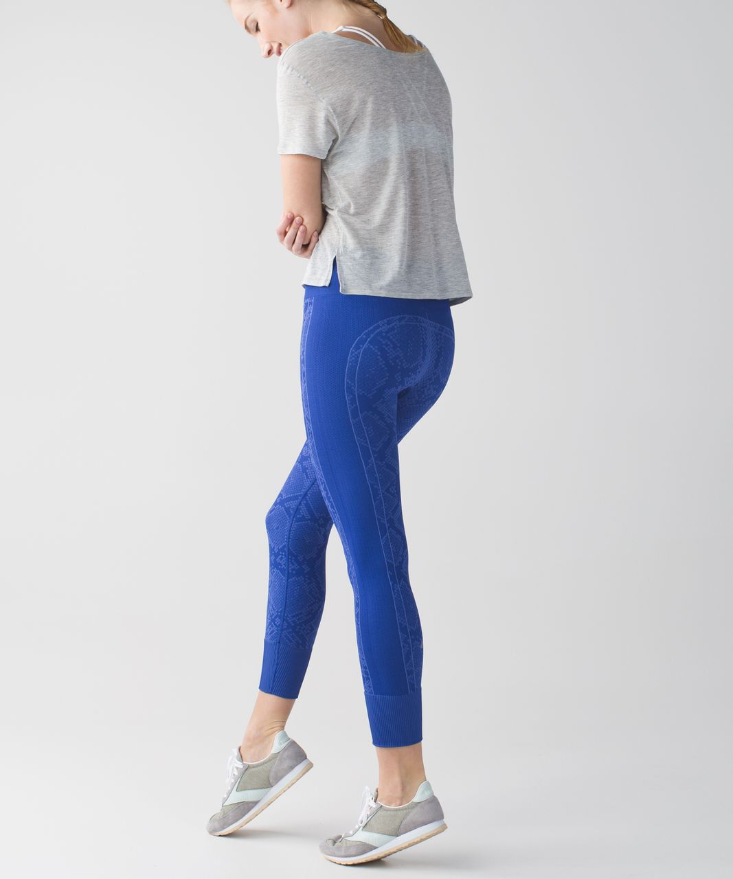 Lululemon Ebb To Street Pant - Heathered Sapphire Blue