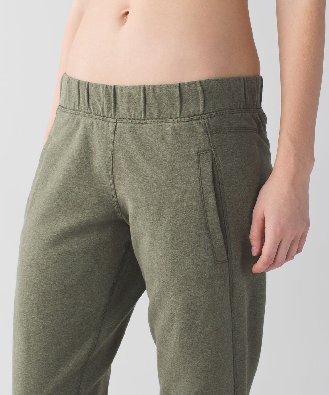 Lululemon Sattva Pant II - Heathered Fatigue Green