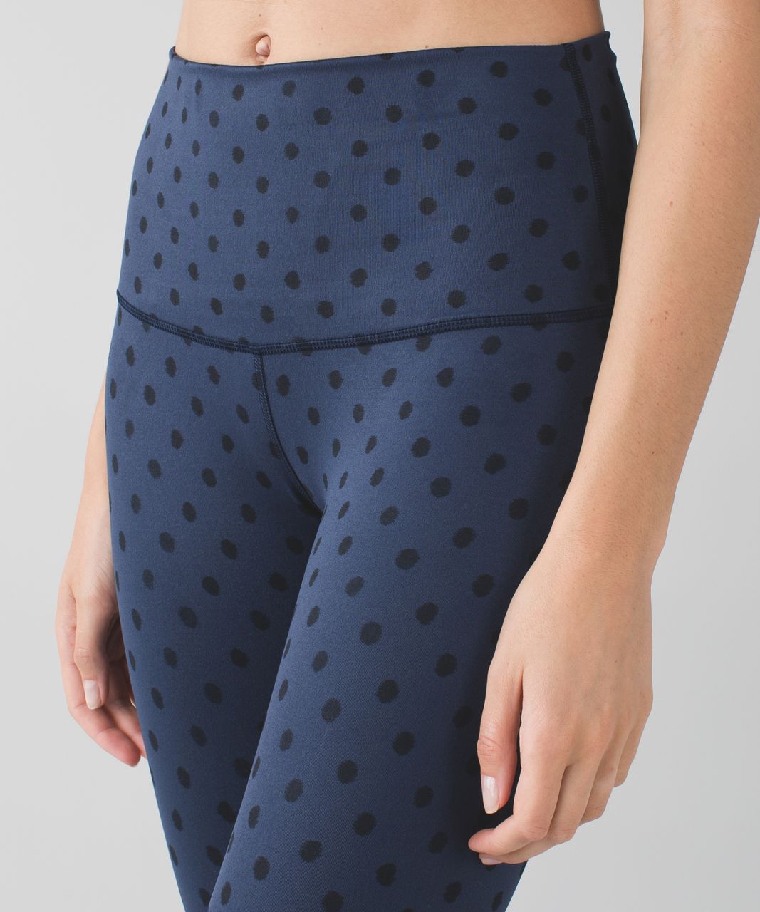 Lululemon Wunder Under Pant size 8 Diamond Dot Black White NWT Luon Medium  Rise