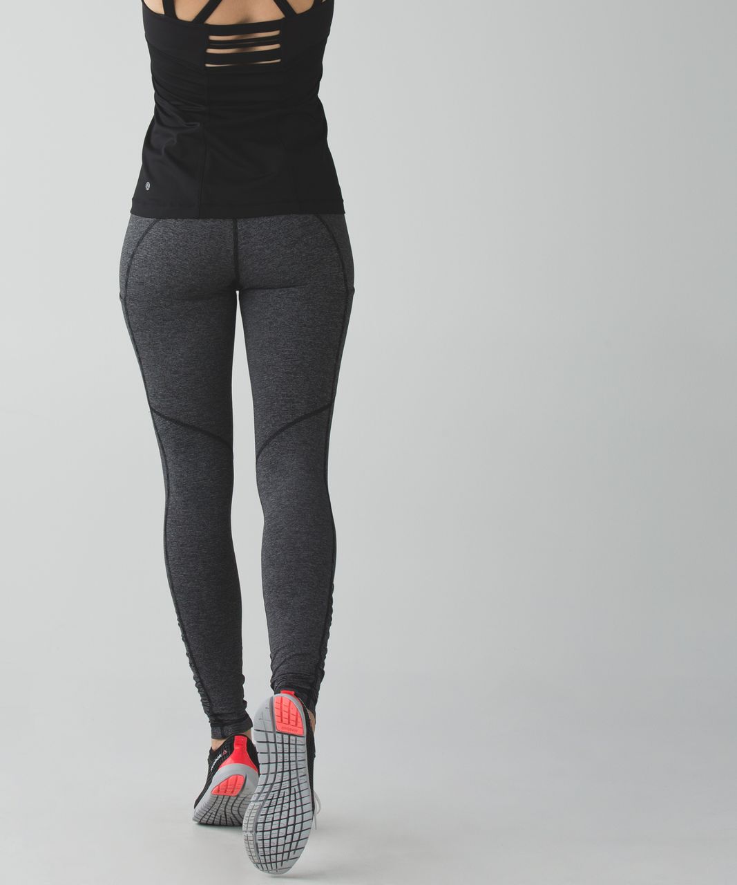 Lululemon Speed Tight IV - Wee Stripe Black Heathered Black / Black / Heathered Black