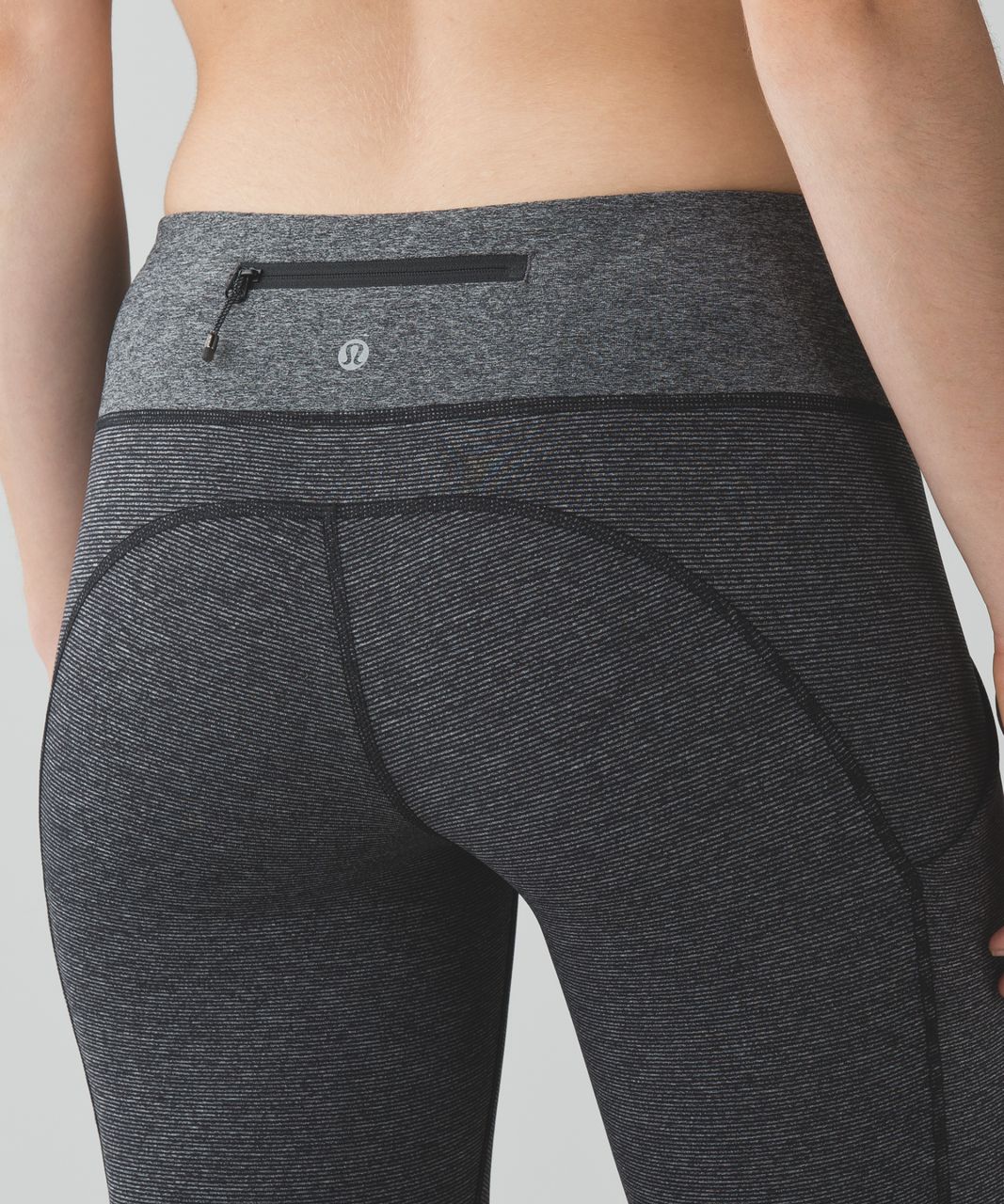 Lululemon Speed Tight IV - Wee Stripe Black Heathered Black / Black / Heathered Black