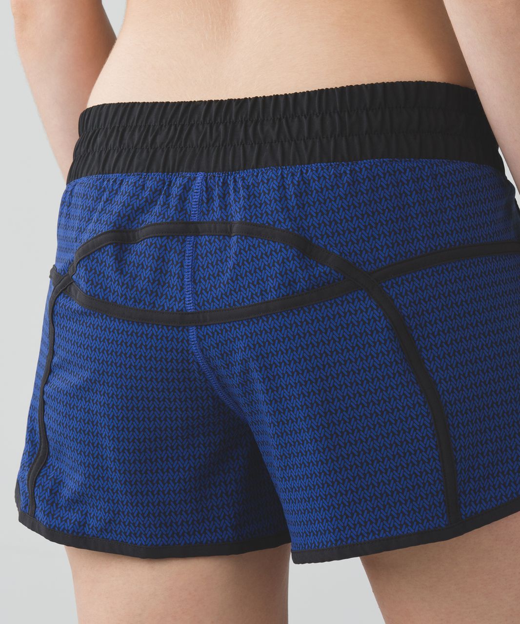 Lululemon Tracker Short III *4-way Stretch - Washi Weave Sapphire Blue Naval Blue / Black