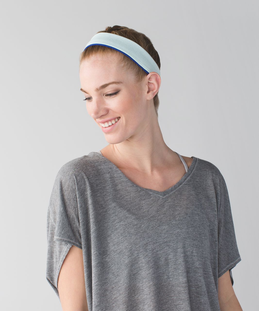 Lululemon Fringe Fighter Headband - Sapphire Blue / Heathered Sea Mist