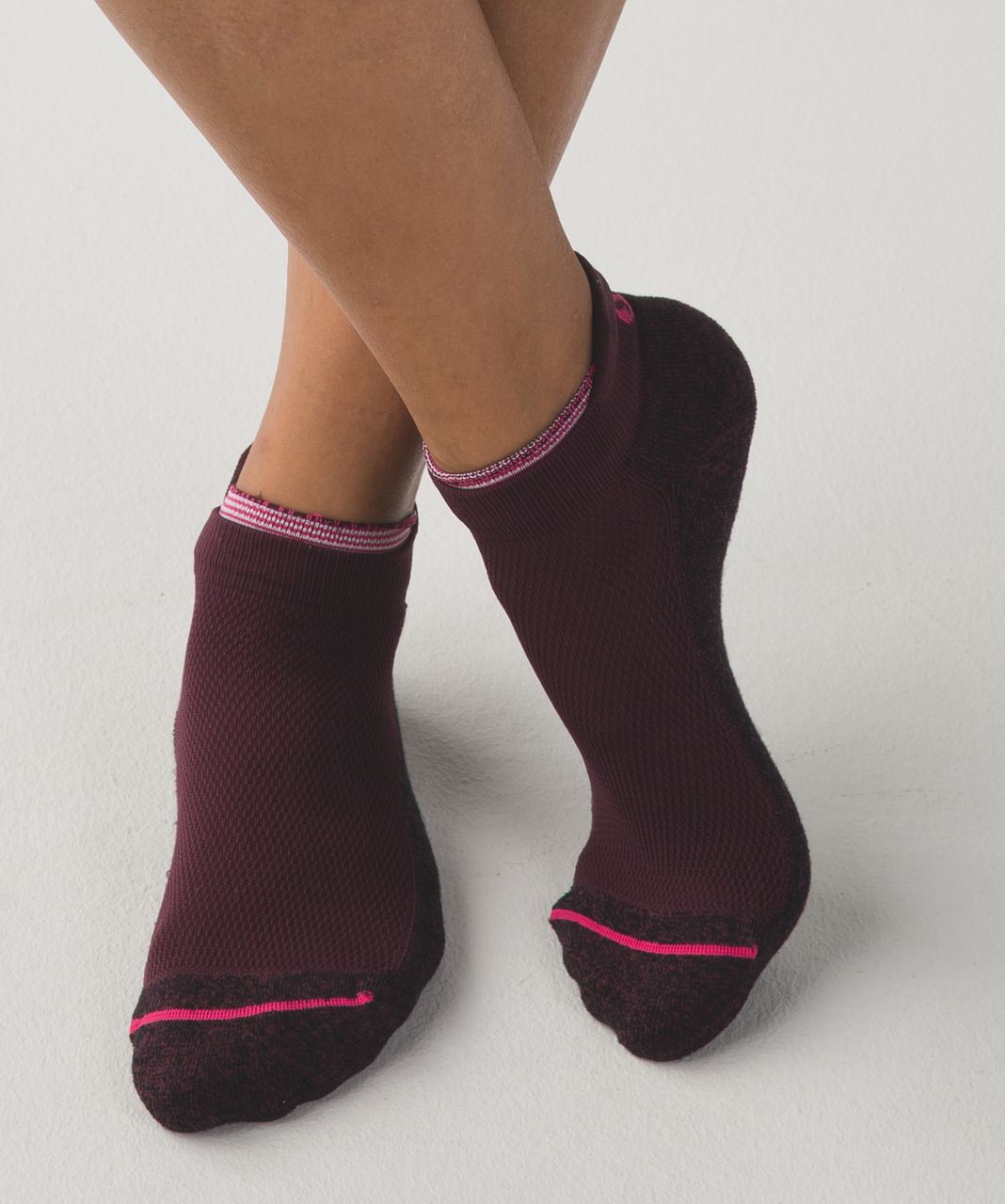 Lululemon See You At The Studio Sock - Bordeaux Drama / Bon Bon / Wine Berry