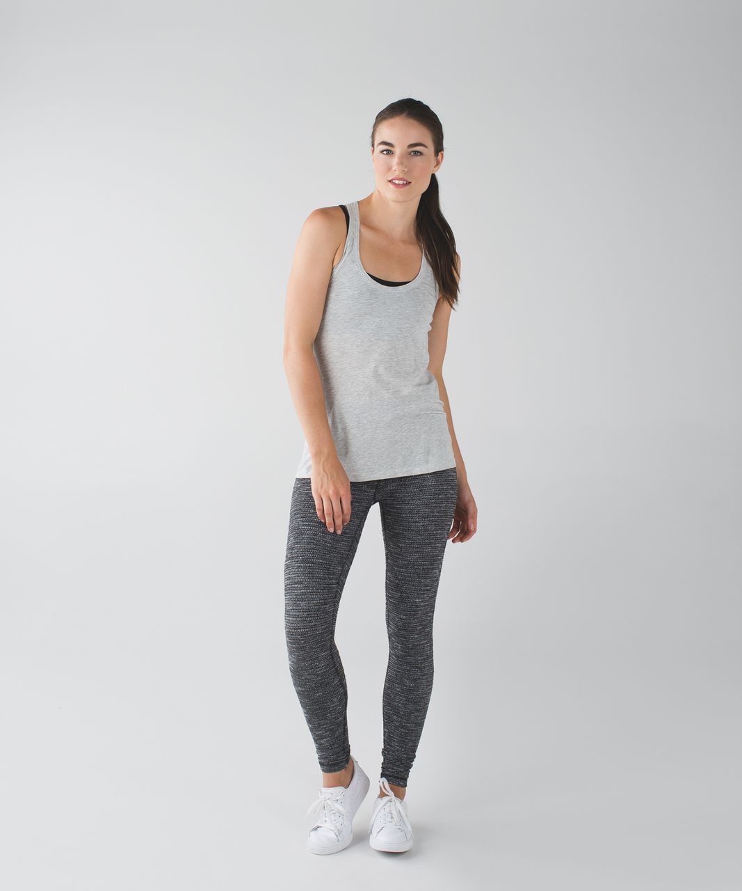 Lululemon Wunder Under Pant (Hi-Rise) - Coco Pique Black White