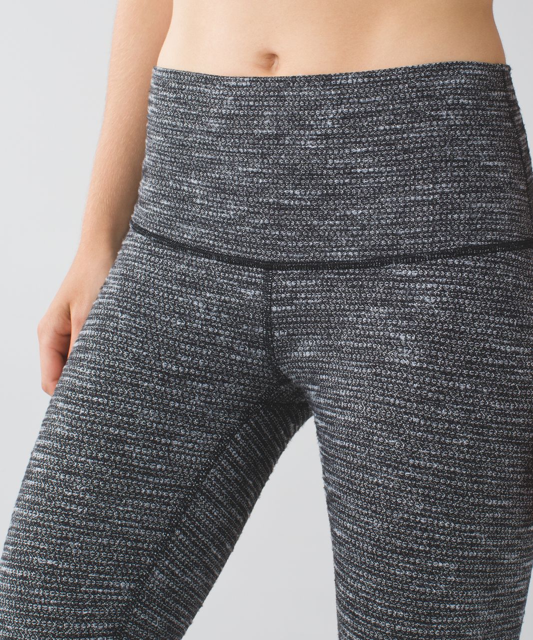 Lululemon Wunder Under Pant (Hi-Rise) - Coco Pique Black White