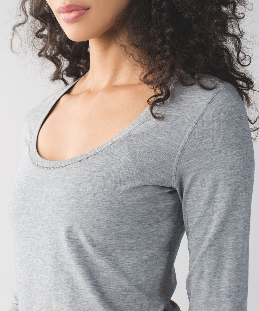 Lululemon Anahatasana Long Sleeve Tee - Heathered Medium Grey - lulu ...