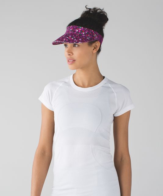 Lululemon Fast Paced Run Visor - Moroccan Blue - lulu fanatics