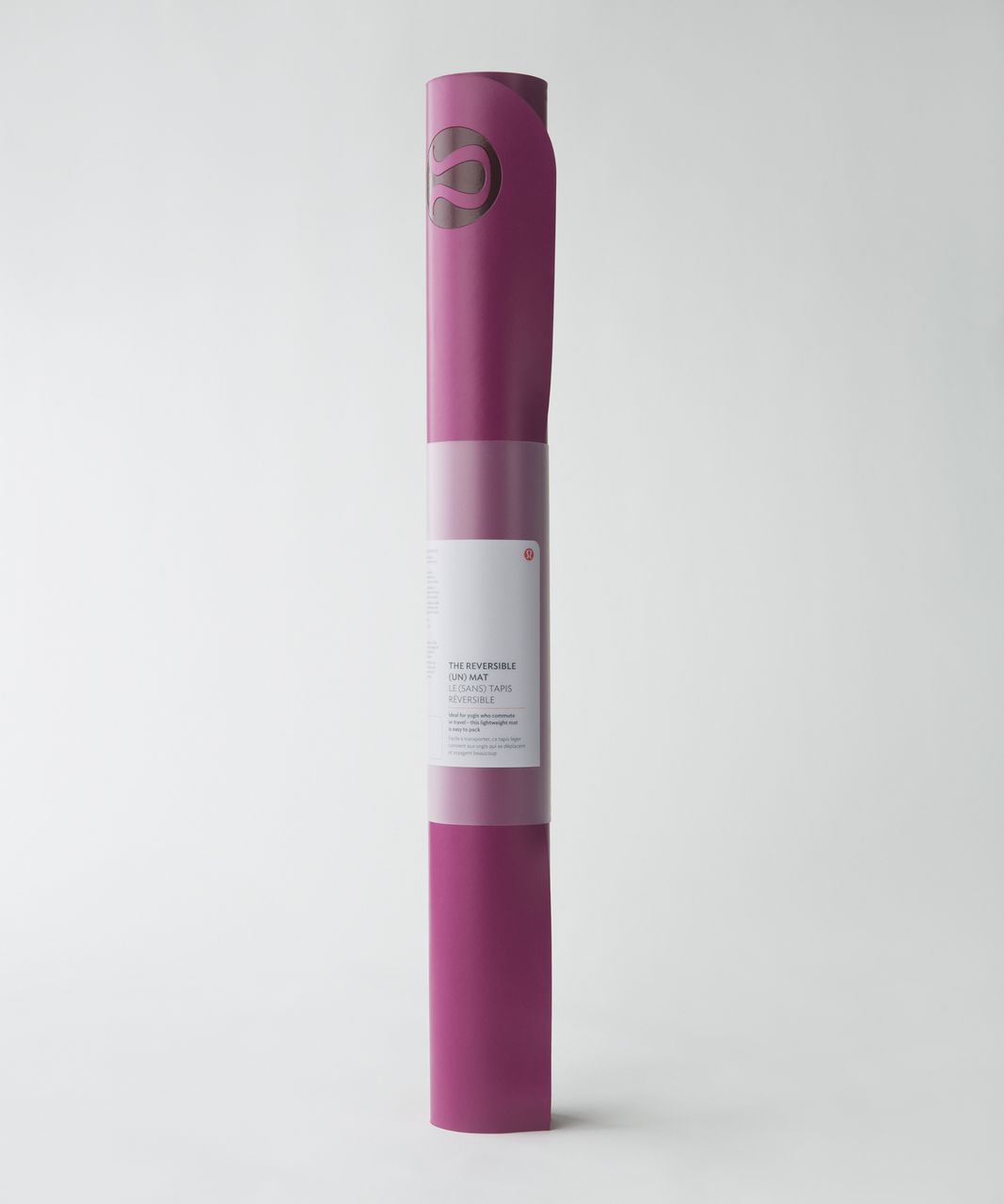 Lululemon Yoga Mat 180 x 66 cm high density fuchsia pink w/ branded carry  strap