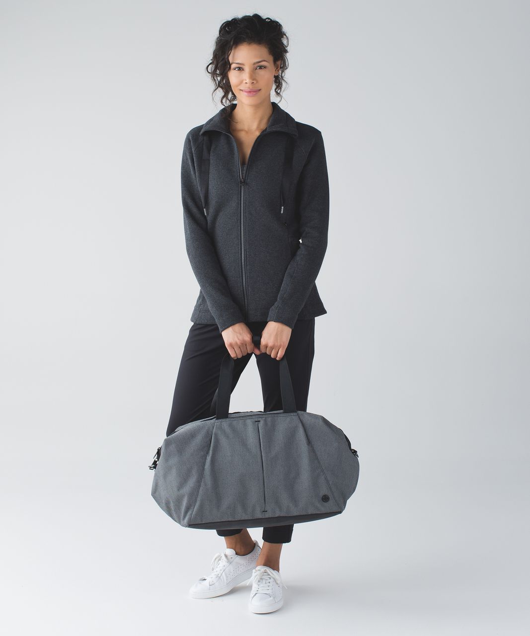 Lululemon Break Free Weekender - Black / White / Black