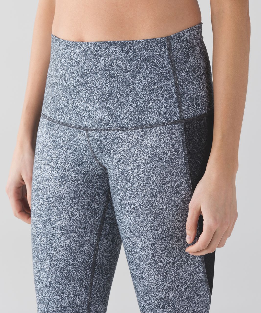 Lululemon Tranquil Tight - Rio Mist White Black / Black