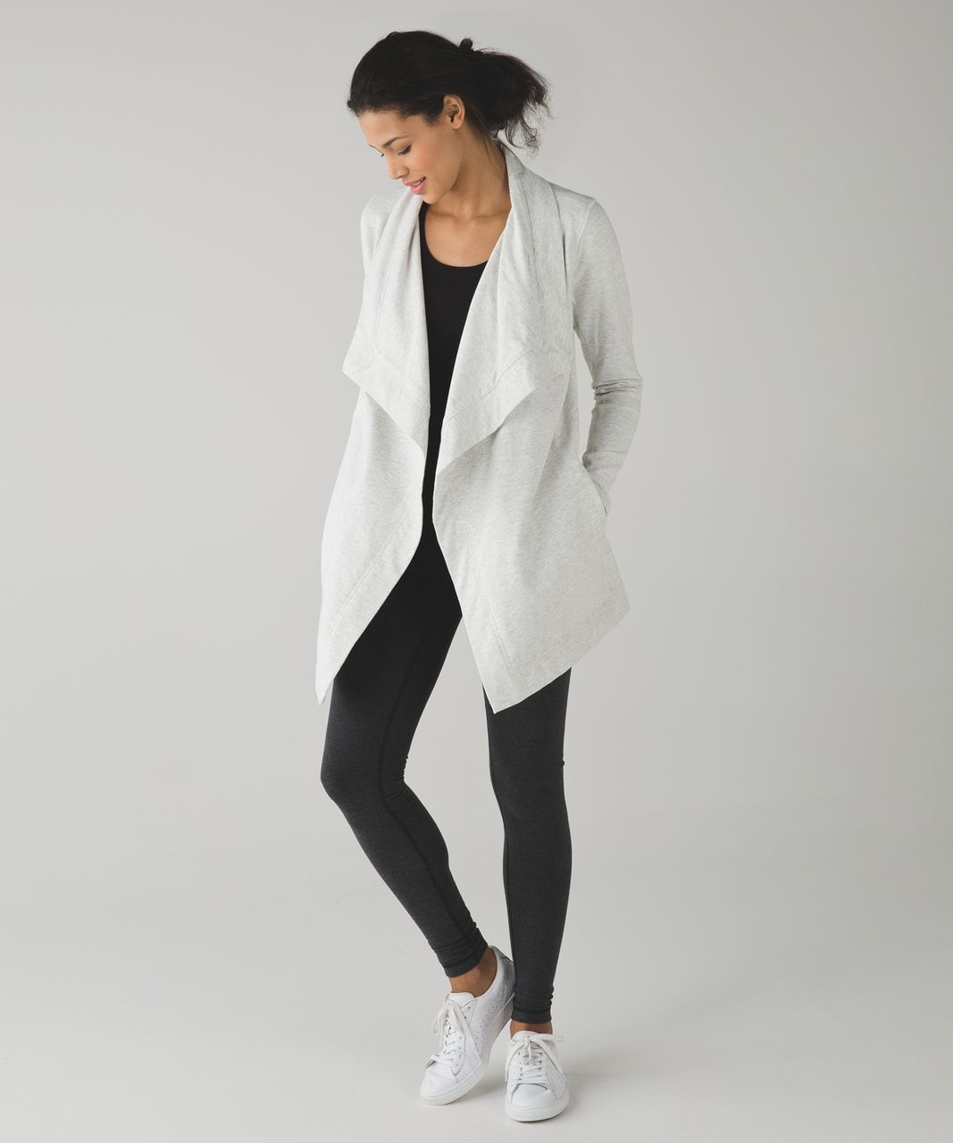 Lululemon Restore Wrap - Heathered White - lulu fanatics