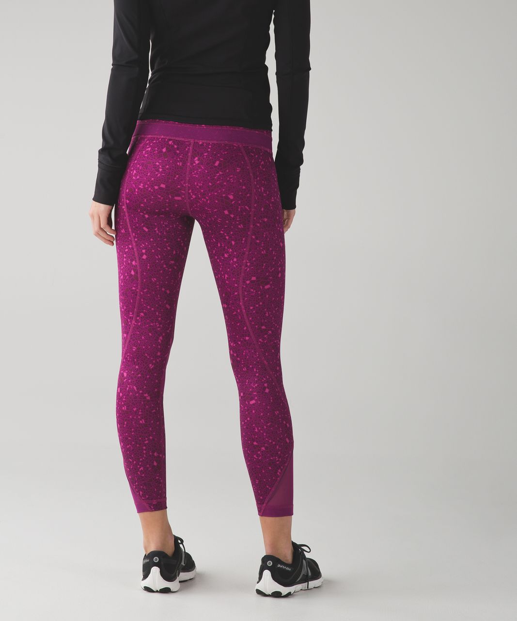 Lululemon Inspire Tight II - Animal Swirl Embossed Black / Black - lulu  fanatics