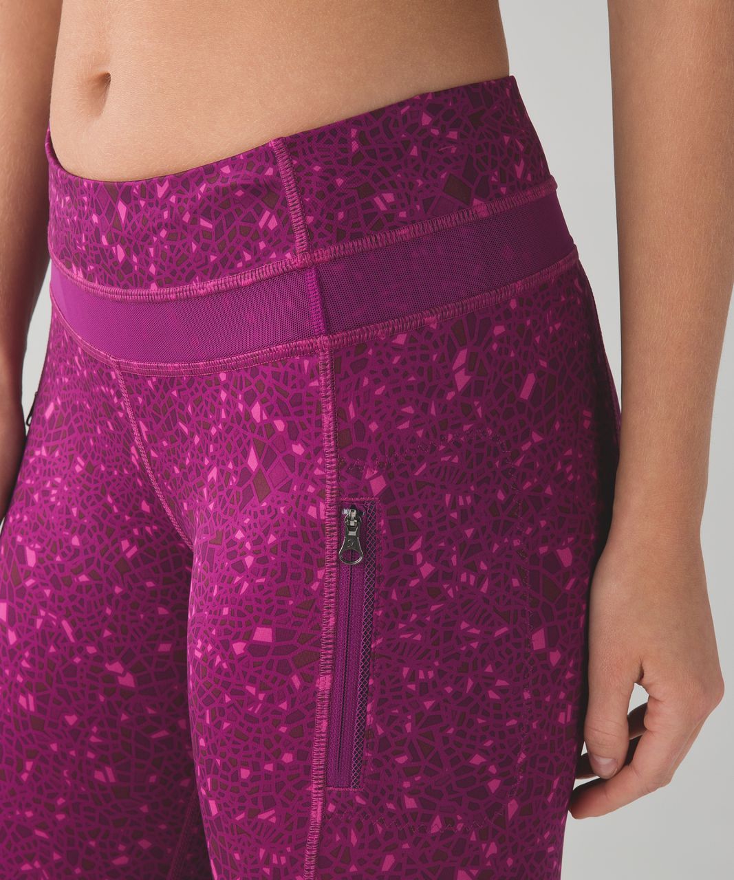 Lululemon Inspire Tight II - Paradise Geo Regal Plum Multi / Regal Plum