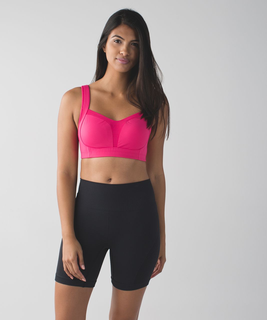 Lululemon tata tamer bright pink sports bra