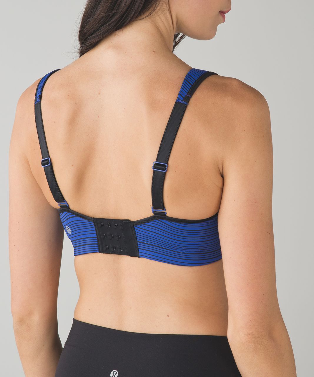 Lululemon Ta Ta Tamer III - Kanto Stripe Sapphire Blue Black / Black