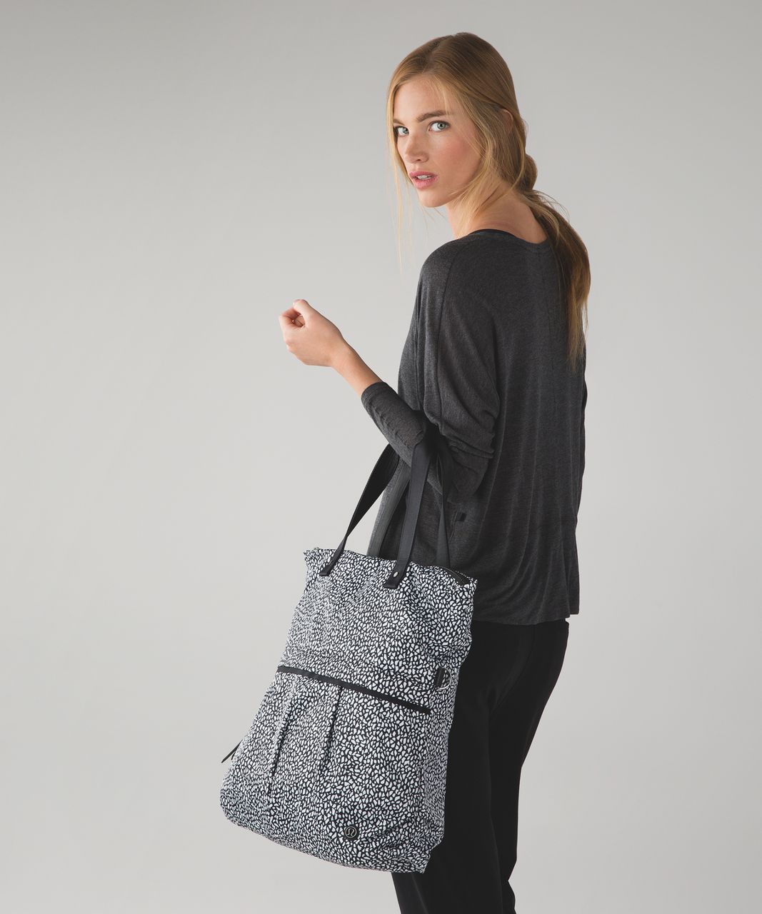 Lululemon Twice As Nice Tote - Miss Mosaic Black