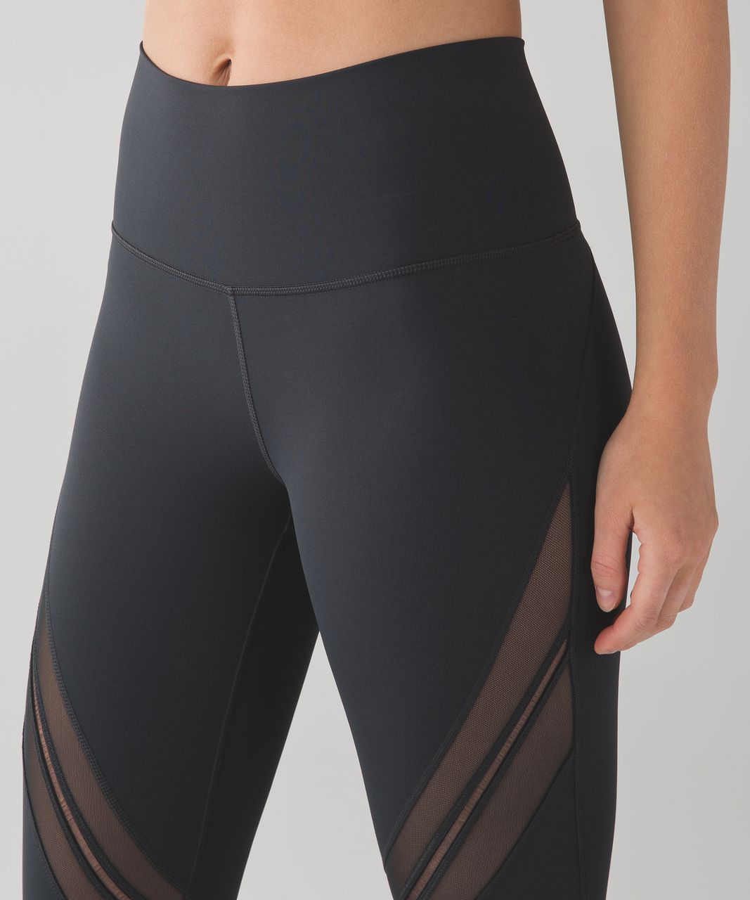 Lululemon High Times Pant (Metta) *Full-On Luxtreme - Cyber Stripe Deep Coal Black