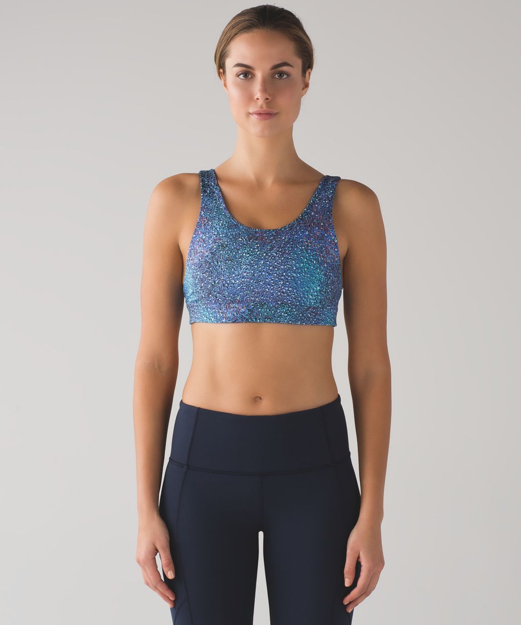 Lululemon Cadence Crusher Bra - Strive Multi Black / Black