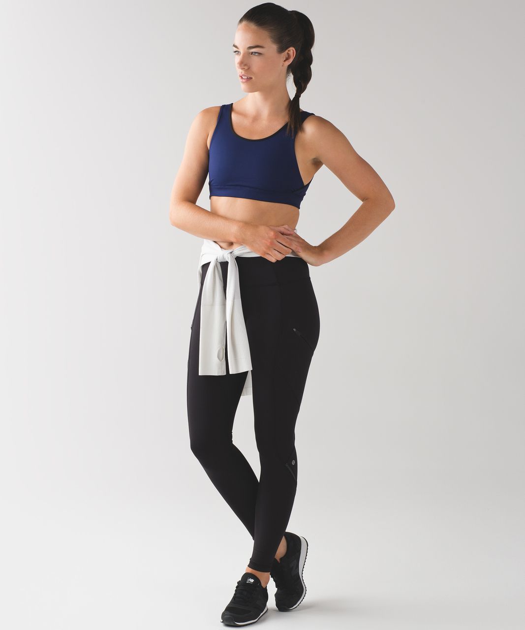 Lululemon Cadence Crusher Bra - Black / Hero Blue