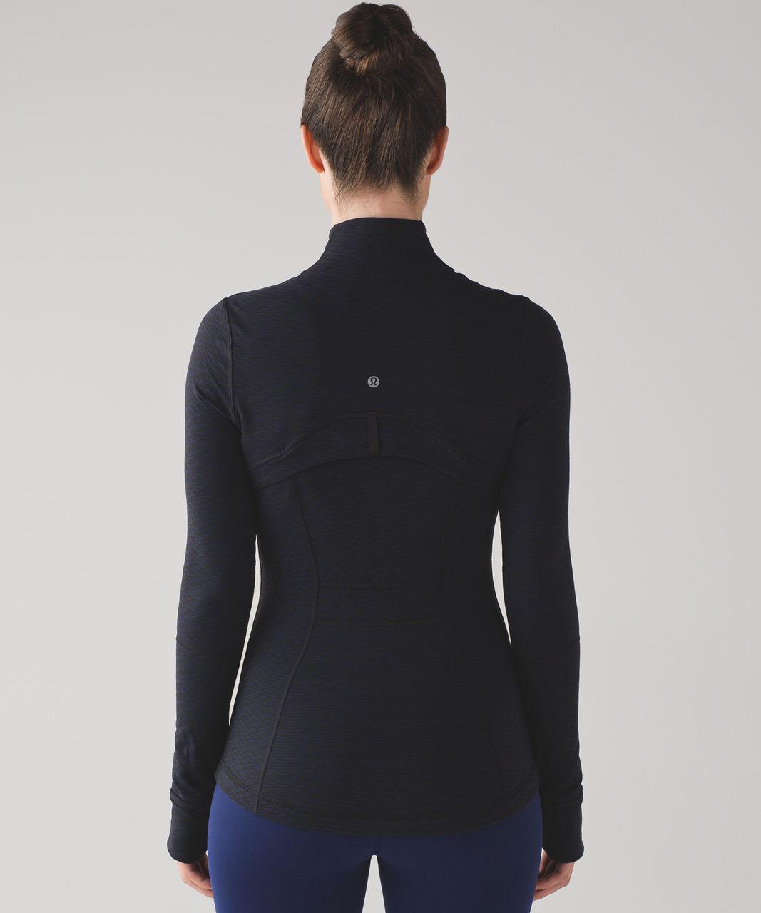 Lululemon Define Jacket - Score Jacquard Black Hero Blue