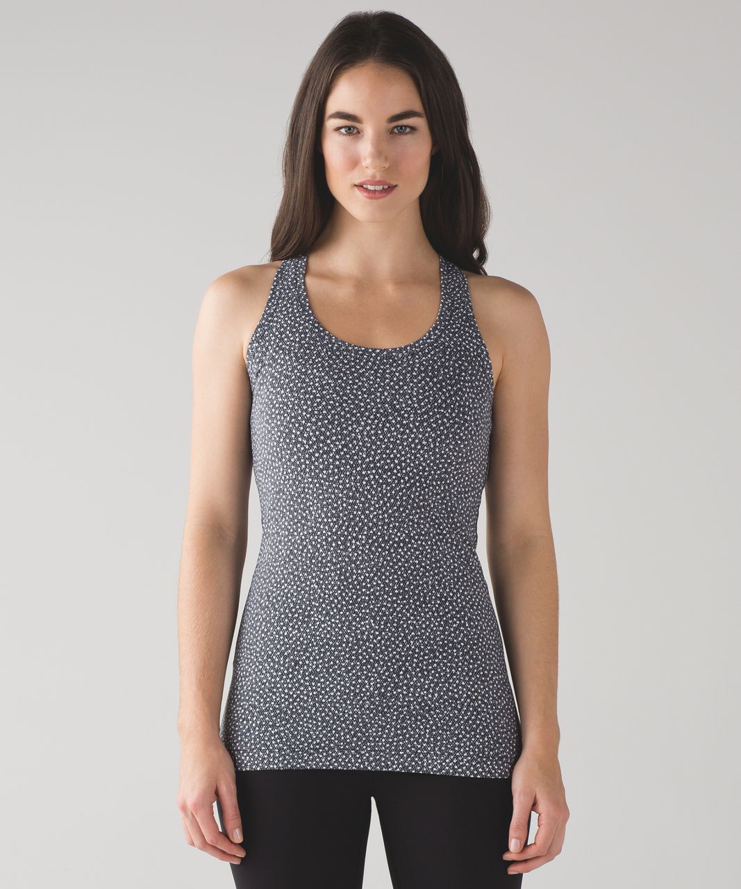 Lululemon Vinyasa Scarf (Rulu) - Heathered Herringbone Heathered Slate  Black - lulu fanatics